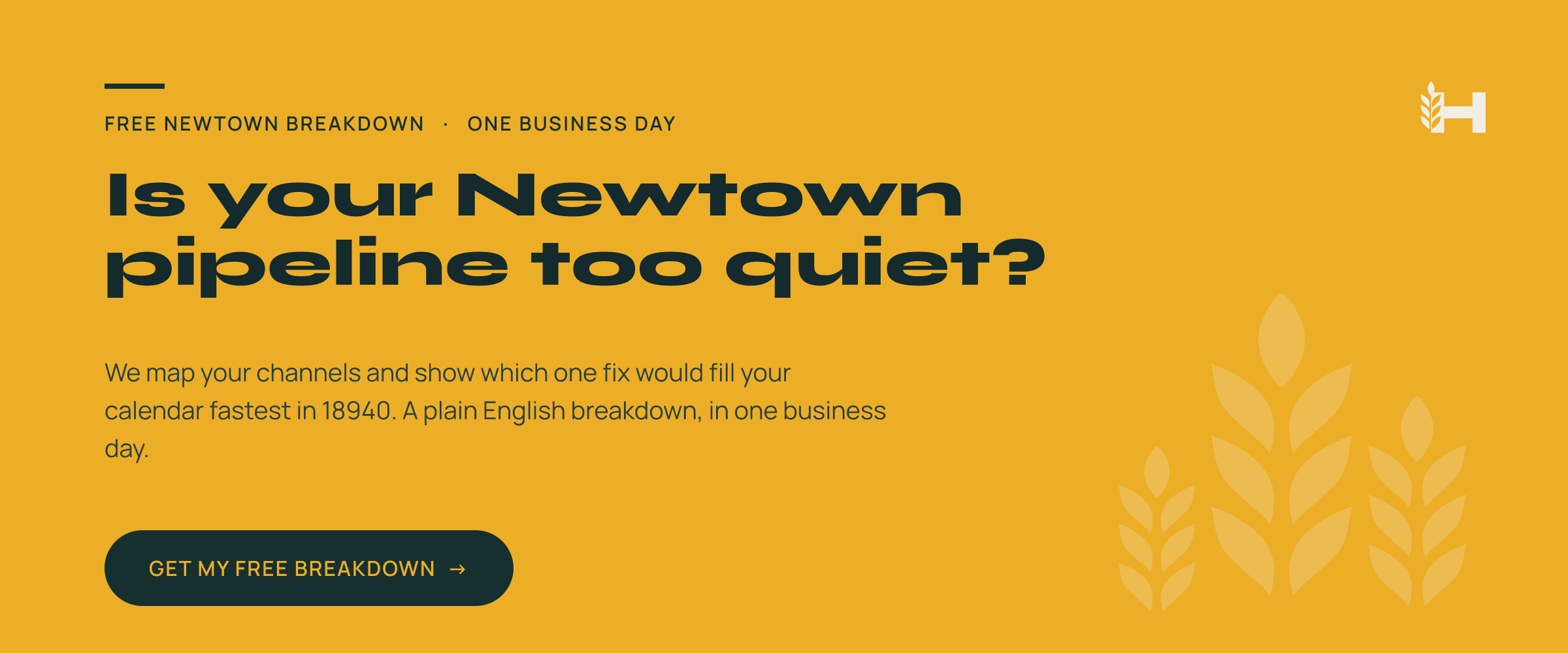 Free Newtown contractor marketing breakdown in one business day